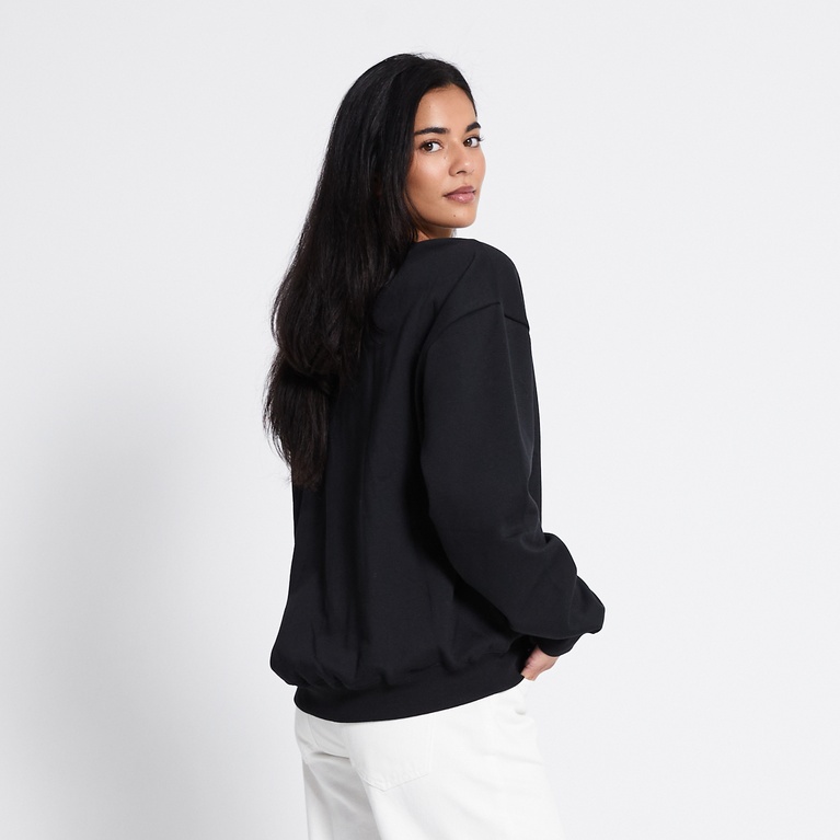 Basic sweatshirt "New Crew" Black